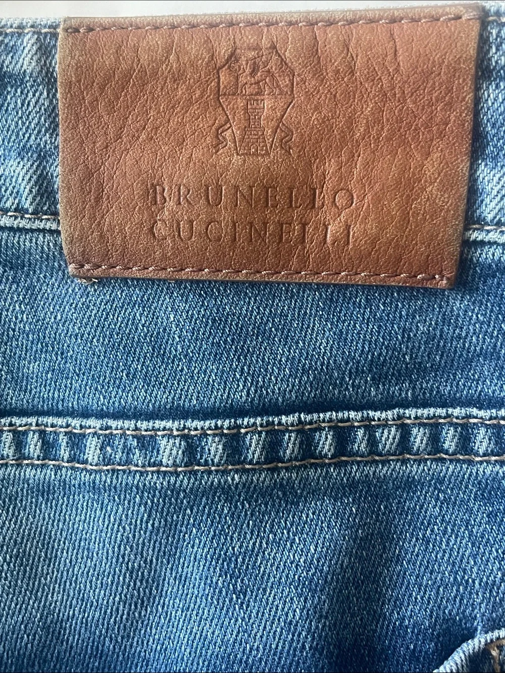 Brunello Cucinelli Skinny Fit Jeans IT 46 Made In Italy Button Fly Stretch Denim